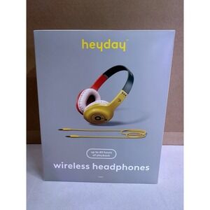 HEYDAY Wireless Headphones On Ear  Bluetooth Rechargeable 33 Foot Range